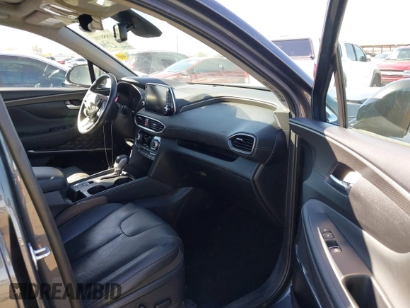 2019 Hyundai Santa Fe Ultimate with VIN 5NMS53AA0KH070801, listed as a IAAI auction lot 41858501 with 78,995 mi miles. Bid and sale history available at carsss.com. Image 5.