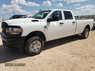 2024 Ram 2500 Tradesman with VIN 3C6UR5HL3RG139879, listed as a Copart auction lot 60343894 with 15,389 mi miles and Clean Title. Bid and sale history available at carsss.com. Image 1.