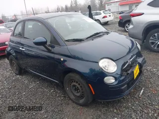 2013 FIAT 500 Pop with VIN 3C3CFFAR8DT574709, listed as a IAAI auction lot 41346479 with 86,958 mi miles. Bid and sale history available at carsss.com. Image 1.