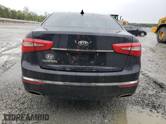 2016 Kia Cadenza Premium with VIN KNALN4D79G5209423, listed as a Copart auction lot 50086354 with 126,892 mi miles and Salvage Title. Bid and sale history available at carsss.com. Image 6.