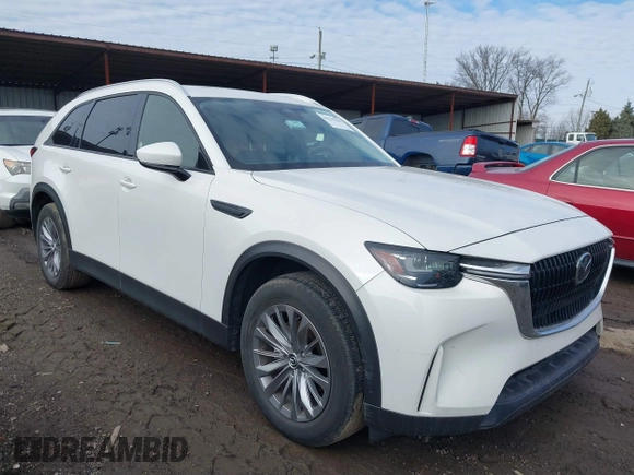 2024 Mazda CX-90 Preferred Plus with VIN JM3KKCHD1R1149351, listed as a IAAI auction lot 41519558 with 22,165 mi miles and . Bid and sale history available at DreamBid. Image 1.
