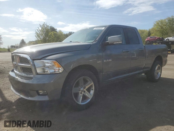 2010 Dodge 1500 TRX with VIN 1D7RV1GT5AS127773, listed as a Copart auction lot 55465555 with 174,238 mi miles and Clean Title. Bid and sale history available at carsss.com. Image 1.