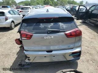2022 Kia Niro EV S with VIN KNDCC3LGXN5153901, listed as a Copart auction lot 56321424 with 42,710 mi miles and Salvage Title. Bid and sale history available at carsss.com. Image 6.