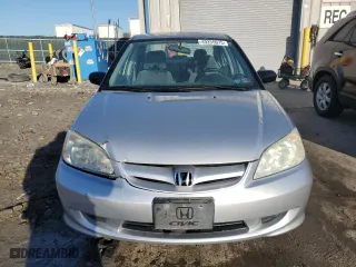 2004 Honda Civic VP with VIN 2HGES16354H619140, listed as a Copart auction lot 49255975 with 80,570 mi miles and Salvage Title. Bid and sale history available at carsss.com. Image 5.