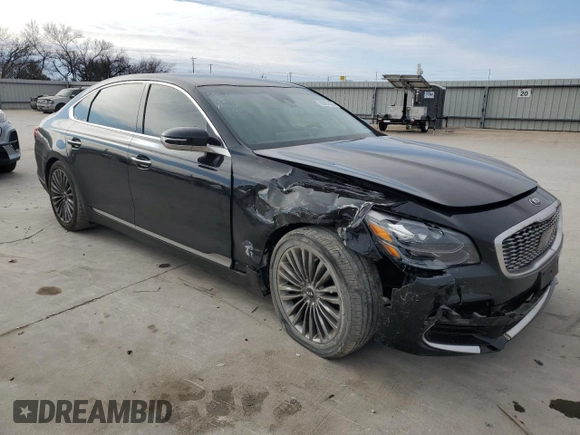 2020 Kia K900 z VIN KNAS24J68L6021495, wystawiony jako Copart lot #89001435 z przebiegiem 27 678 mil mil oraz Szkoda całkowita • Salvage title. Historia ofert i sprzedaży dostępna na DreamBid. Obrazek 4.