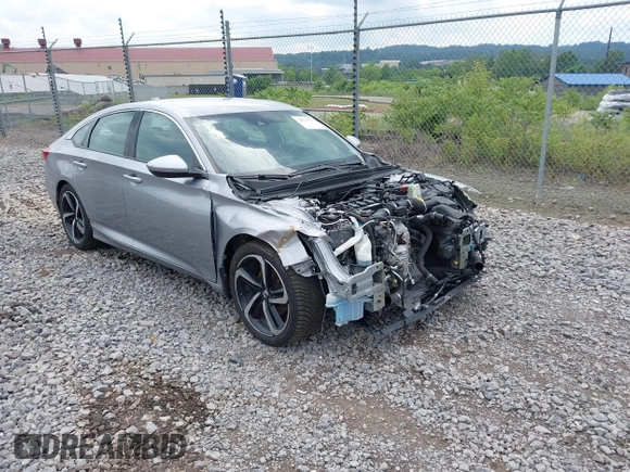2020 Honda Accord Sport with VIN 1HGCV1F35LA149218, listed as a IAAI auction lot 42625917 with 81,784 mi miles and . Bid and sale history available at DreamBid. Image 1.