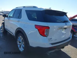 2021 Ford Explorer Platinum with VIN 1FM5K8HCXMGA11853, listed as a IAAI auction lot 41571946 with 37,193 mi miles. Bid and sale history available at carsss.com. Image 3.