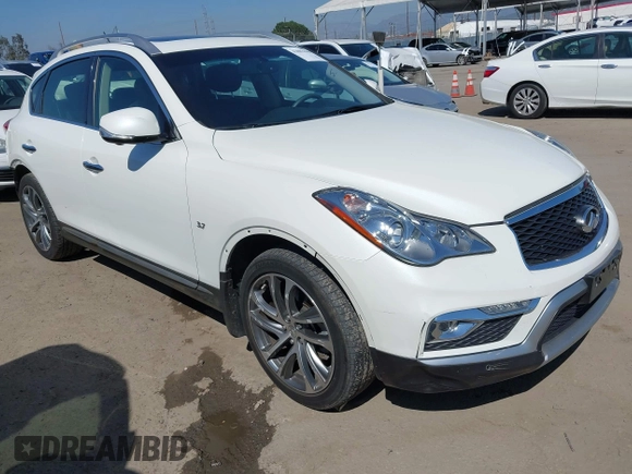 2017 Infiniti QX50 with VIN JN1BJ0RPXHM389985, listed as a IAAI auction lot 42002390 with 29,133 mi miles. Bid and sale history available at carsss.com. Image 1.