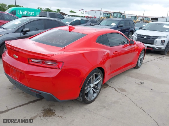 2016 Chevrolet Camaro 2LT with VIN 1G1FD1RS2G0133841, listed as a IAAI auction lot 41874772 with 104,840 mi miles. Bid and sale history available at carsss.com. Image 4.