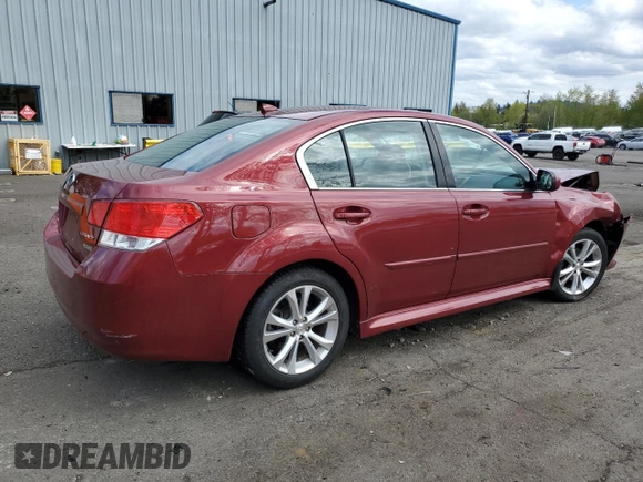 2014 Subaru Legacy Limited with VIN 4S3BMBM67E3028391, listed as a Copart auction lot 52899815 with 77,608 mi miles and Salvage title. Bid and sale history available at DreamBid. Image 3.
