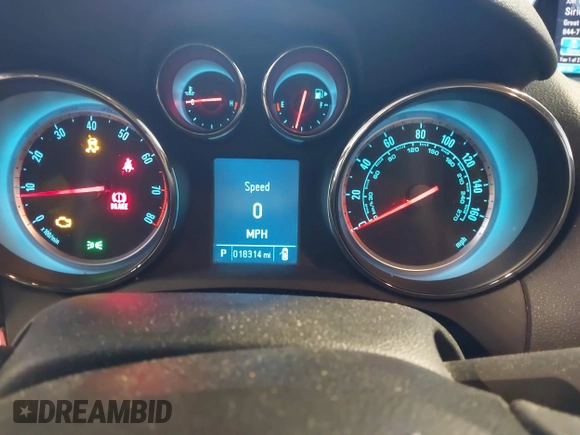 2014 Buick Encore Convenience with VIN KL4CJBSB8EB743421, listed as a IAAI auction lot 41216018 with 18,314 mi miles. Bid and sale history available at carsss.com. Image 7.