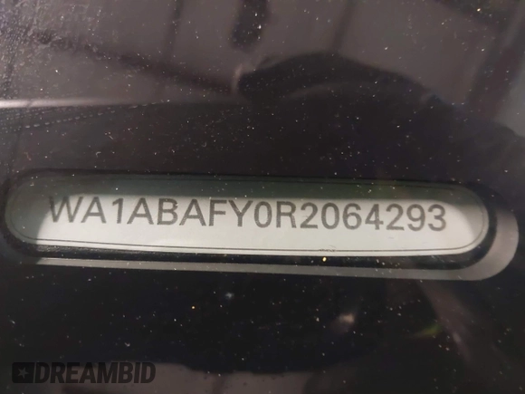 2024 Audi Q5 Premium with VIN WA1ABAFY0R2064293, listed as a IAAI auction lot 41084226 with 5,701 mi miles and . Bid and sale history available at DreamBid. Image 17.