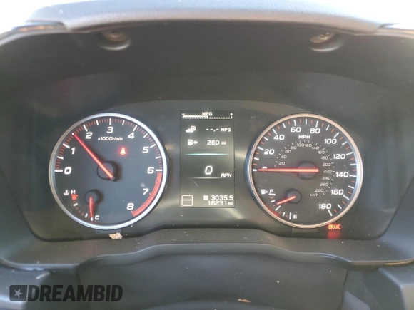 2022 Subaru WRX with VIN JF1VBAA69N9014593, listed as a Copart auction lot 81562274 with 16,231 mi miles and Salvage Title. Bid and sale history available at carsss.com. Image 9.