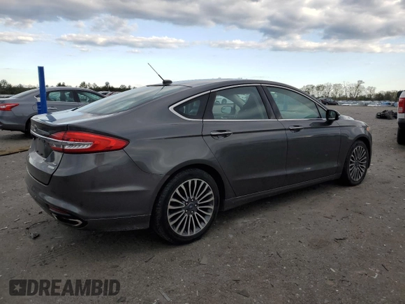 2017 Ford Fusion SE with VIN 3FA6P0H98HR120168, listed as a Copart auction lot 51760235 with 124,791 mi miles and Salvage Title. Bid and sale history available at DreamBid. Image 3.