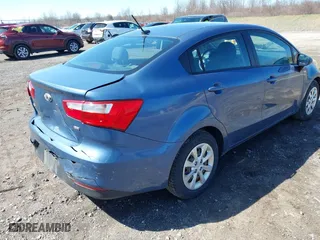2016 Kia Rio LX with VIN KNADM4A33G6647339, listed as a IAAI auction lot 41964061 with 59,302 mi miles. Bid and sale history available at carsss.com. Image 4.