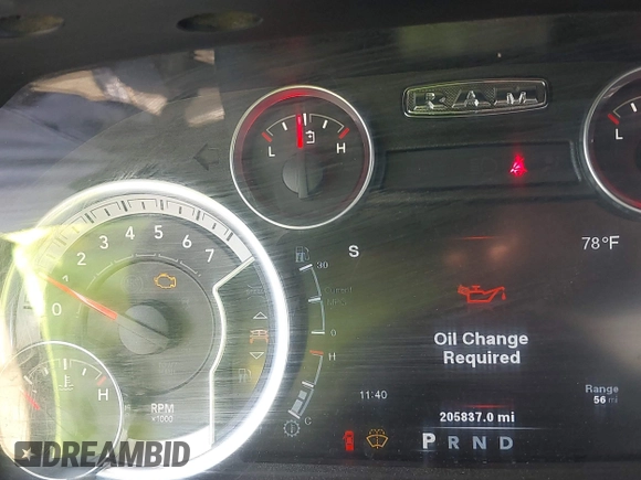 2014 Ram 1500 Sport with VIN 1C6RR7MT8ES410428, listed as a IAAI auction lot 42661039 with 205,837 mi miles and . Bid and sale history available at DreamBid. Image 7.