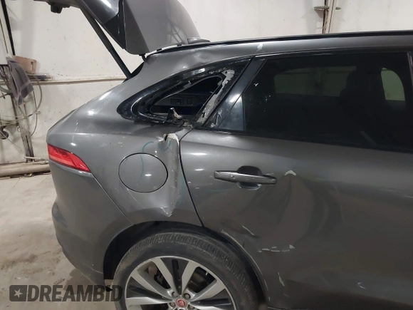 2017 Jaguar F-Pace 35t R-Sport with VIN SADCL2BVXHA093130, listed as a IAAI auction lot 41876512 with 75,074 mi miles and . Bid and sale history available at DreamBid. Image 6.