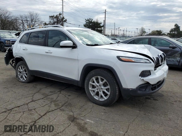 2017 Jeep Cherokee Latitude with VIN 1C4PJMCB6HD234261, listed as a Copart auction lot 51117525 with 92,176 mi miles and Salvage Title. Bid and sale history available at carsss.com. Image 4.