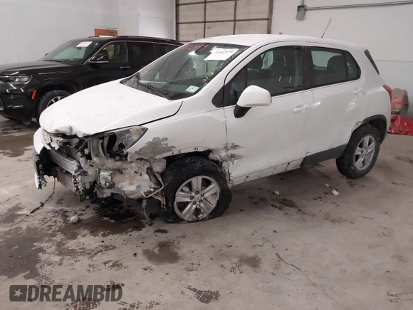 2017 Chevrolet Trax LS with VIN KL7CJNSB3HB127456, listed as a IAAI auction lot 41602979 with 73,564 mi miles. Bid and sale history available at carsss.com. Image 22.