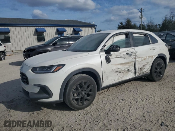 2024 Honda HR-V Sport with VIN 3CZRZ1H51RM745167, listed as a Copart auction lot 47706575 with 8,114 mi miles and Non Repairable. Bid and sale history available at carsss.com. Image 1.