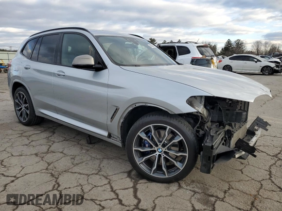 2020 BMW X3 M40i with VIN 5UXTY9C01L9B07923, listed as a Copart auction lot 88938645 with 69,328 mi miles and Salvage Title. Bid and sale history available at DreamBid. Image 4.