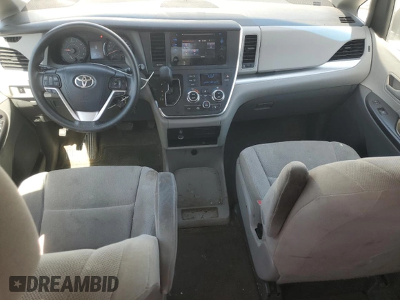 2015 Toyota Sienna L with VIN 5TDZK3DC3FS641656, listed as a Copart auction lot 56275585 with 136,382 mi miles and Clean Title. Bid and sale history available at DreamBid. Image 8.