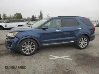 2016 Ford Explorer Limited with VIN 1FM5K7FHXGGC59243, listed as a Copart auction lot 43667205 with 85,452 mi miles and Salvage Title. Bid and sale history available at DreamBid. Image 1.