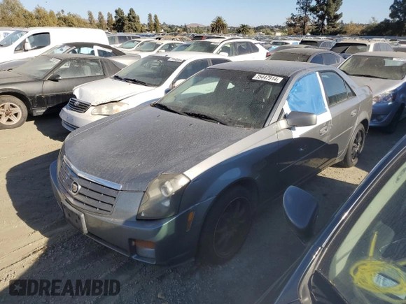 2005 Cadillac CTS with VIN 1G6DM56T350234440, listed as a Copart auction lot 75447914 with 191,603 mi miles and Salvage Title. Bid and sale history available at carsss.com. Image 1.