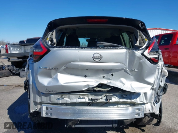 2023 Nissan Murano SL with VIN 5N1AZ2CJ1PC116273, listed as a IAAI auction lot 41606957 with 32,751 mi miles and . Bid and sale history available at DreamBid. Image 8.