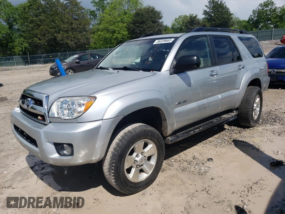2006 Toyota 4Runner SR5 z VIN JTEBU14R560082176, wystawiony jako Copart lot #56339665 z przebiegiem 235 666 mil mil oraz Szkoda całkowita • Salvage title. Historia ofert i sprzedaży dostępna na DreamBid. Obrazek 1.