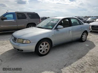 1998 Audi A4 with VIN WAUED28D7WA102408, listed as a Copart auction lot 77905754 with 0 mi miles and Non Repairable. Bid and sale history available at carsss.com. Image 1.