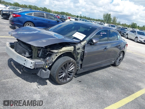 2019 Acura ILX w/Premium/A-Spec Pkg with VIN 19UDE2F8XKA003403, listed as a IAAI auction lot 40404184 with 68,680 mi miles. Bid and sale history available at carsss.com. Image 21.