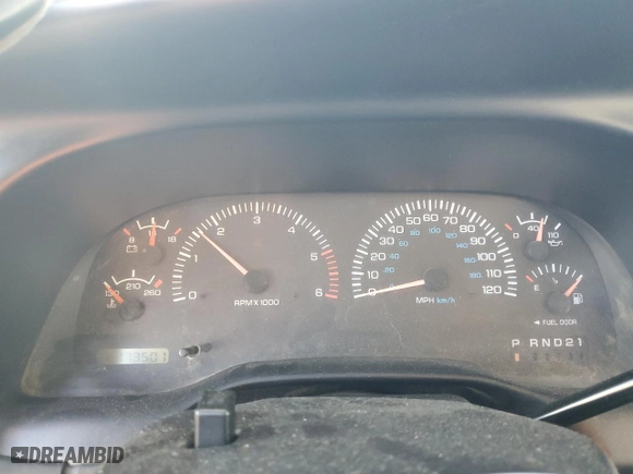 1998 Dodge Ram 1500 with VIN 3B7HF13Z1WG235500, listed as a Copart auction lot 89328325 with 173,501 mi miles and Salvage Title. Bid and sale history available at carsss.com. Image 9.