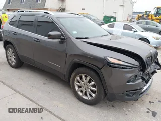 2014 Jeep Cherokee Limited z VIN 1C4PJMDB2EW182111, wystawiony jako IAAI lot #42179182 z przebiegiem 156 257 mil mil oraz . Historia ofert i sprzedaży dostępna na DreamBid. Obrazek 1.