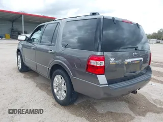 2012 Ford Expedition Limited with VIN 1FMJU1K53CEF41943, listed as a IAAI auction lot 41717417 with 148,514 mi miles and . Bid and sale history available at DreamBid. Image 3.