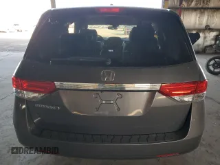 2014 Honda Odyssey EX-L with VIN 5FNRL5H61EB045056, listed as a Copart auction lot 88178255 with 112,464 mi miles and Salvage Title. Bid and sale history available at carsss.com. Image 6.