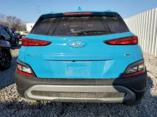 2022 Hyundai Kona SEL with VIN KM8K6CAB2NU901746, listed as a Copart auction lot 48111325 with 35,367 mi miles and Salvage Title. Bid and sale history available at DreamBid. Image 6.