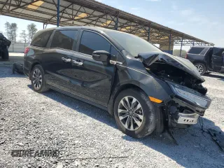 2023 Honda Odyssey EX-L with VIN 5FNRL6H6XPB018723, listed as a Copart auction lot 50501155 with 32,223 mi miles and Salvage Title. Bid and sale history available at carsss.com. Image 4.