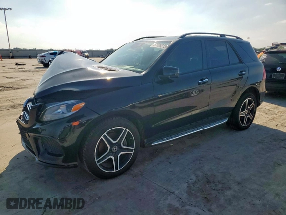 2018 Mercedes-Benz GLE 350 with VIN 4JGDA5JB5JB048395, listed as a Copart auction lot 57509215 with Not provided miles and Salvage title. Bid and sale history available at DreamBid. Image 1.