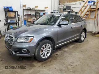 2015 Audi Q5 Premium Plus with VIN WA1LFAFP7FA111955, listed as a Copart auction lot 60423655 with 177,604 mi miles and Salvage title. Bid and sale history available at DreamBid. Image 1.