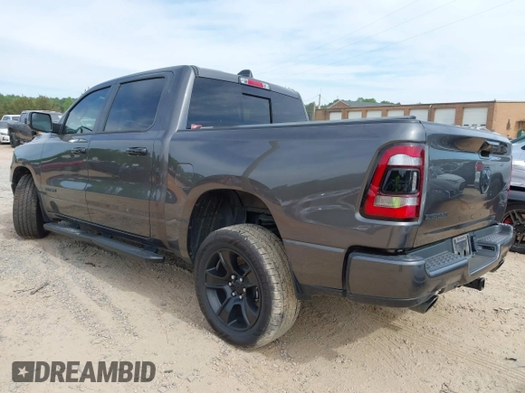 2024 Ram 1500 Lone Star with VIN 1C6SRFFT1RN125616, listed as a IAAI auction lot 42053680 with 57,274 mi miles and . Bid and sale history available at DreamBid. Image 3.