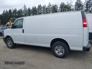 2023 Chevrolet Express Cargo with VIN 1GCWGAFP4P1176442, listed as a IAAI auction lot 42109509 with 42,680 mi miles and . Bid and sale history available at DreamBid. Image 13.