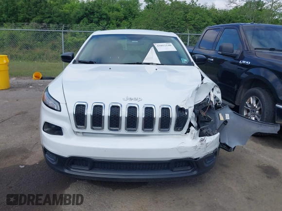 2016 Jeep Cherokee Altitude with VIN 1C4PJLAB4GW290666, listed as a IAAI auction lot 42052140 with 77,116 mi miles. Bid and sale history available at carsss.com. Image 12.