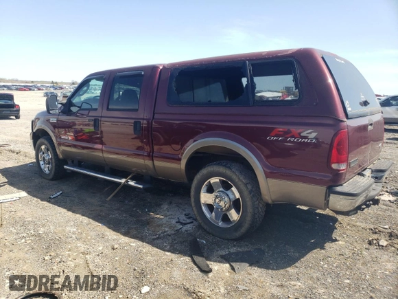 2006 Ford F-250 XL with VIN 1FTSW21P76ED34682, listed as a Copart auction lot 52133325 with 217,850 mi miles and Salvage title. Bid and sale history available at DreamBid. Image 2.