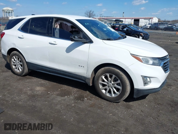 2020 Chevrolet Equinox LT z VIN 2GNAXKEV8L6141918, wystawiony jako IAAI lot #41882535 z przebiegiem 125 974 mil mil oraz . Historia ofert i sprzedaży dostępna na DreamBid. Obrazek 1.