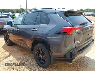2024 Toyota RAV4 Hybrid SE with VIN 4T3T6RFV4RU144159, listed as a IAAI auction lot 42383398 with 24,499 mi miles and . Bid and sale history available at DreamBid. Image 3.