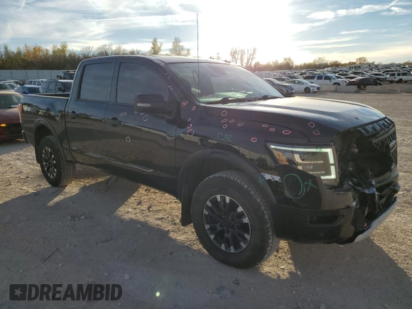 2021 Nissan Titan SV с VIN 1N6AA1ED3MN534845, выставлен на аукционе Copart как лот 81636574 с пробегом 111 680 миль миль и Списание • Salvage title. История ставок и продаж доступна на DreamBid. Изображение 4.