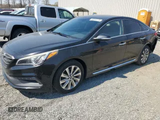 2016 Hyundai Sonata Sport with VIN 5NPE34AF3GH277018, listed as a Copart auction lot 50914175 with 126,334 mi miles and Salvage Title. Bid and sale history available at carsss.com. Image 1.
