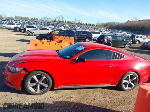 2016 Ford Mustang V6 with VIN 1FA6P8AM9G5266237, listed as a IAAI auction lot 40748318 with 72,607 mi miles and . Bid and sale history available at carsss.com. Image 14.