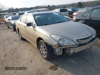 2004 Lexus ES 350 with VIN JTHBA30G445034292, listed as a IAAI auction lot 41799552 with 267,428 mi miles and . Bid and sale history available at DreamBid. Image 1.